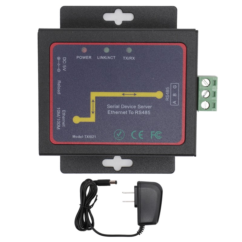 TXI021 RJ45 to RS485 Serial Network Adapter Industrial Grade TCP
