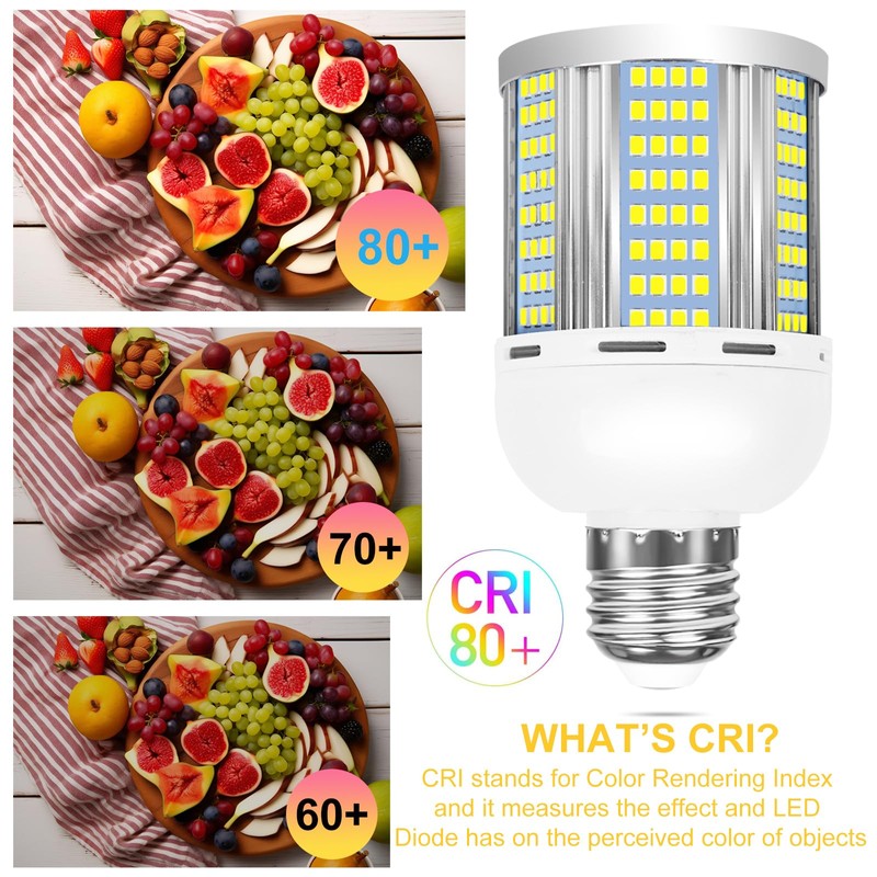 ELIVERN 2 Pack 200W Equivalent Led Corn Light Bulb, 3000