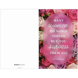 SALT & LIGHT Proverbs 31:29 Mother's Day Church Bulletins, 100 count