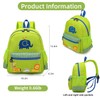 willikiva - Mochila 3D para niños y niñas, verde (Green
