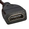 Chenyang Adaptador Micro HDMI macho a HDMI hembra en ángulo
