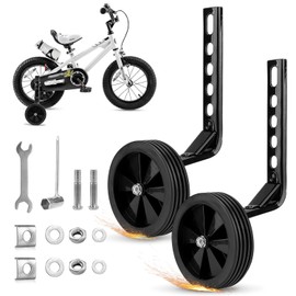 Stabilisers Stabilisers 12 14 16 18 20 Inch Stabilisers Children's Bicycle Stabilisers Children's Stabilisers 20 Inch Children's Bicycle Stabilisers for Children's Bicycle Stabilisers (Black)