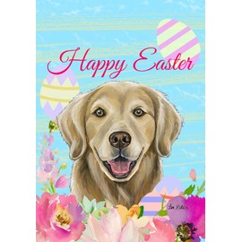 Golden Retriever - Best of Breed - HHS Easter Garden Flag