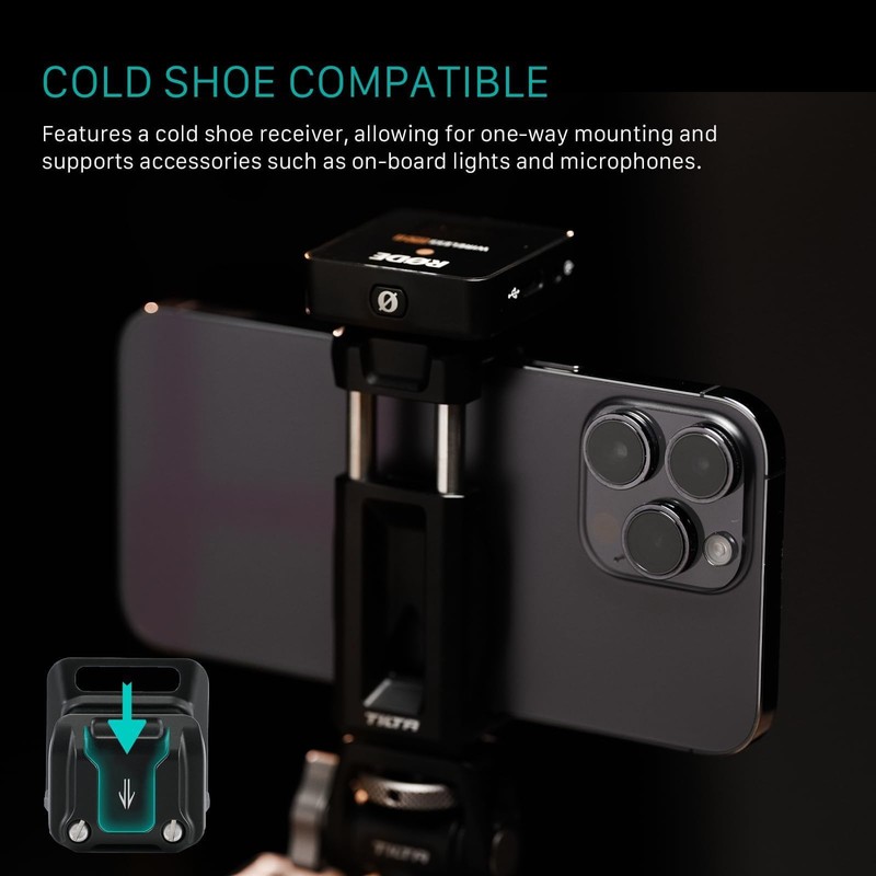 TILTA TA-PMB4-B Adjustable Telephone Holder with 1/4-20 Thread and Cold