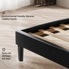 BONSOIR Queen Size Bed Frame Upholstered Low Profile Modern Platform