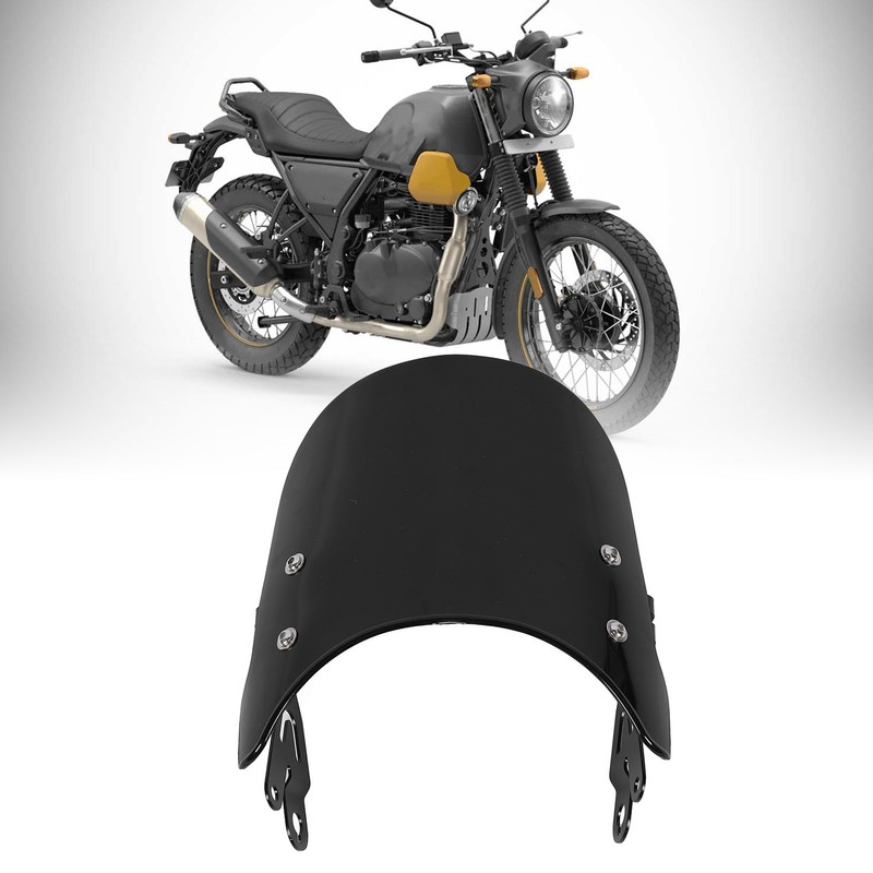 Motorcycle Windshield Windscreen Noise Reduction Protective Wind Deflector for Interceptor