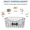 Geyecete dog toy basket Set of 2 Iron Wire Large