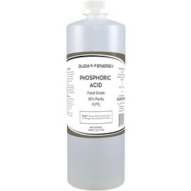 Duda Energy 1 Quart / 950ml 85% Food Grade Phosphoric Acid Rust Remover Clean Etch Metal
