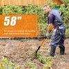 Nohovu 5 Tine Pitchfork for Gardening, Heavy Duty Pitchfork with
