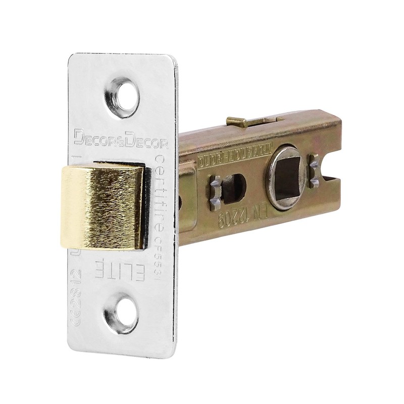Decoranddecor 3 Inch Tubular Mortice Latch for Internal Doors, Fire
