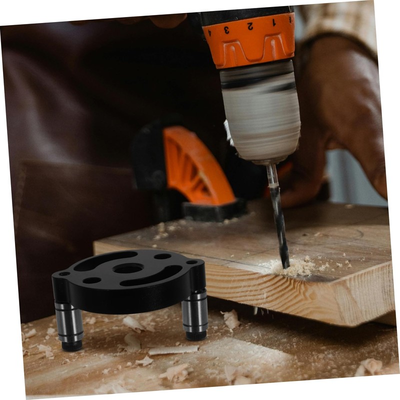 LALAFINA 1 Set Vertical Doweling Jig Guide for Woodworking Projects