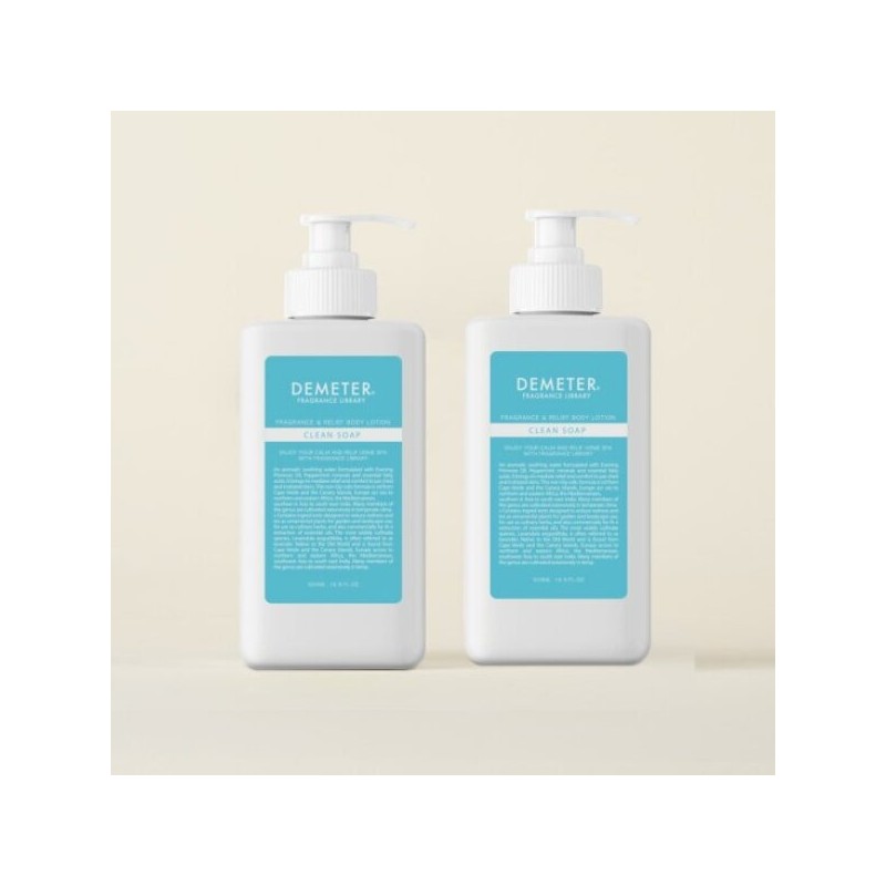 Demeter Relief Body Lotion Clean Soap 500ml x 2 /