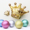 NC 6Pcs Gold Crown Foil Balloons Party Decorations.Birthday Party&Wedding &Bridal