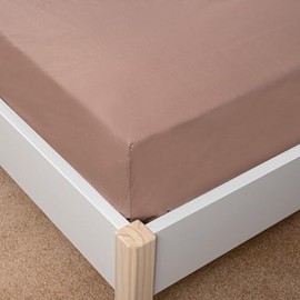 SleepyNights Coffee Latte Sheet Egyptian Cotton Hotel Quality Super King Size Bed