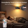 Lightess Battery Operated Wall Sconce Set of 2, 5000mAh Rechargeable