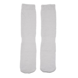 Fukusuke 4245-87M Women's Socks, Solid Color, 23.6 inches (60 cm), Room Socks, 1-Piece Set, Total Pile, Fukusuke, gray (light gray)
