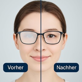 Microfibre Glasses Cleaning Cloths Pack of 6 High-Quality Cleaning Cloth for Glasses Cleaning Cloth Streak-Free Nano Fibre Cloth Screens and Lenses 15 x 18 cm in Navy Blue/Grey