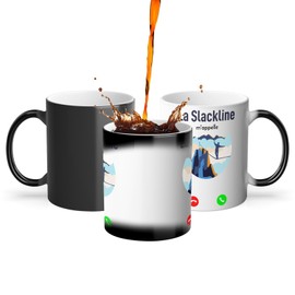Thermoreagierende Tasse Magische Tasse – Die Slackline M'Appelle Abenteuer Sport Outdoor – 325 ml