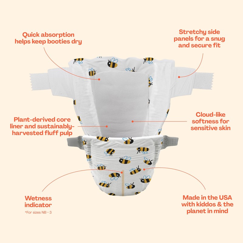 Hello Bello Premium Diapers Size 3, Capital Critters & Get