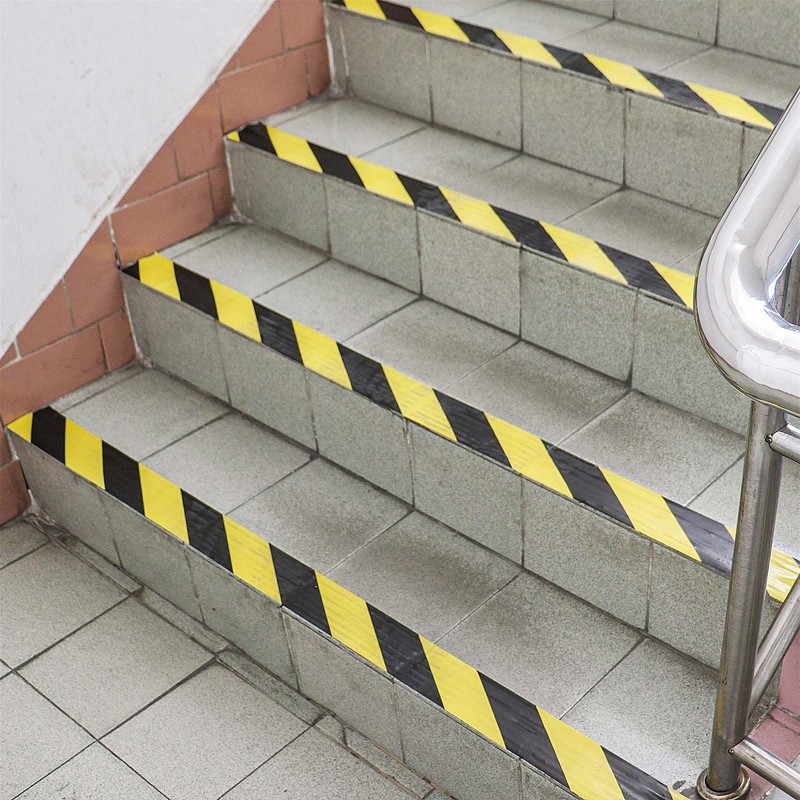 BOMEI PACK Warning Tape Yellow Black Warning Tape Hazard Warning