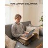 ZEAPTAC Portable Lap Laptop Desk with Pillow Cushion, Fits up