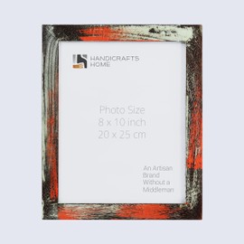 Handicrafts Home 8x10 Picture Frames - Style Wall Hanging & Desk Décor, Farmhouse Photo Frame, Living Room, Office & Home Décor, Small Picture Frame for Diploma & Wall Decor, Driftwood Sahara