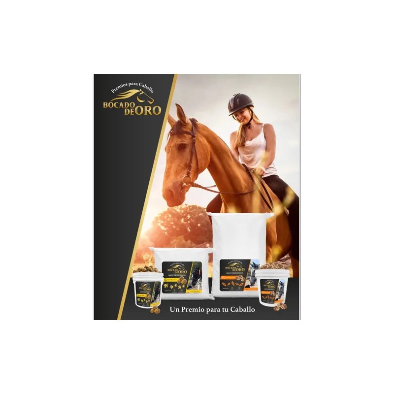 Premios Caballo Bocado De Oro, Banana Avena, Costal 10 Kg