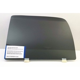 NAGD Driver Left Side Rear Door Window Door Glass Compatible with Dodge Ram Pickup 1500 2500 3500 4500 4 Door Extended Crew/Mega Cab 2007-2009 Models