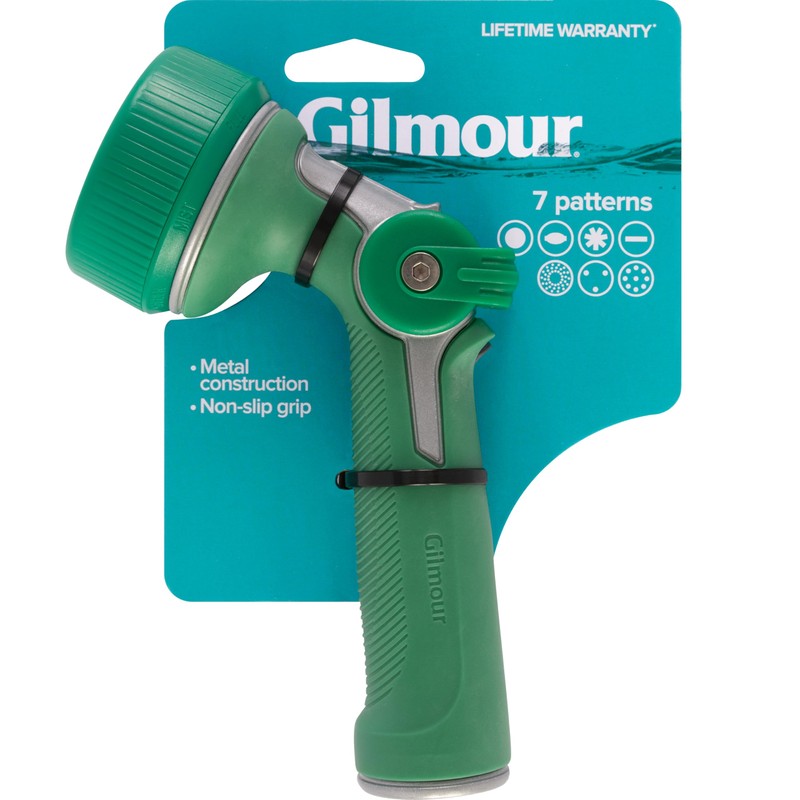 Gilmour Medium Duty Thumb Control Pre-set Watering Nozzle, Spruce