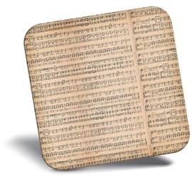 Destination Vinyl ltd Fridge Magnet - Old Muscial Sheet Music Songs Musician for Office, Cabinet and Whiteboard, Magnetic Stickers, 45916