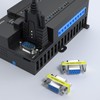 CABLEPELADO Serieller Adapter RS232 DB9 Stecker auf Buchse | RS-232-Kuppler