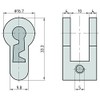 BASI Deadlock Insert for Mortise Lock with PZ Profile Zinder
