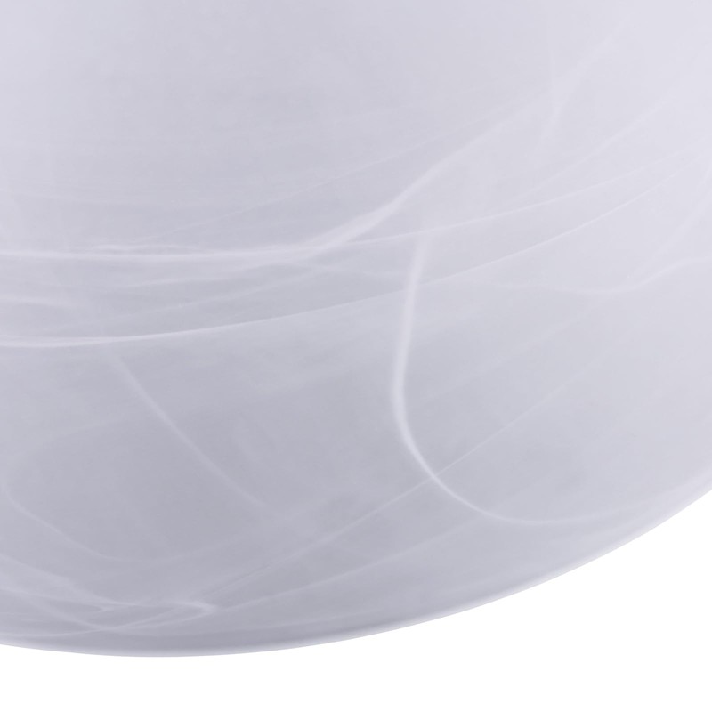 Alabaster White Glass Lamp Shade Replacement for Floor Lamp,E26 Base