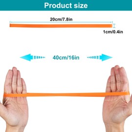 Towel Bands Large Silicone Rubber Bands, Towel Bands for Cruise Chairs - 8 Inch Elastic Rubber Wrapping Bands for Pool Chairs Books Outdoor Gear Packing (12Pcs)