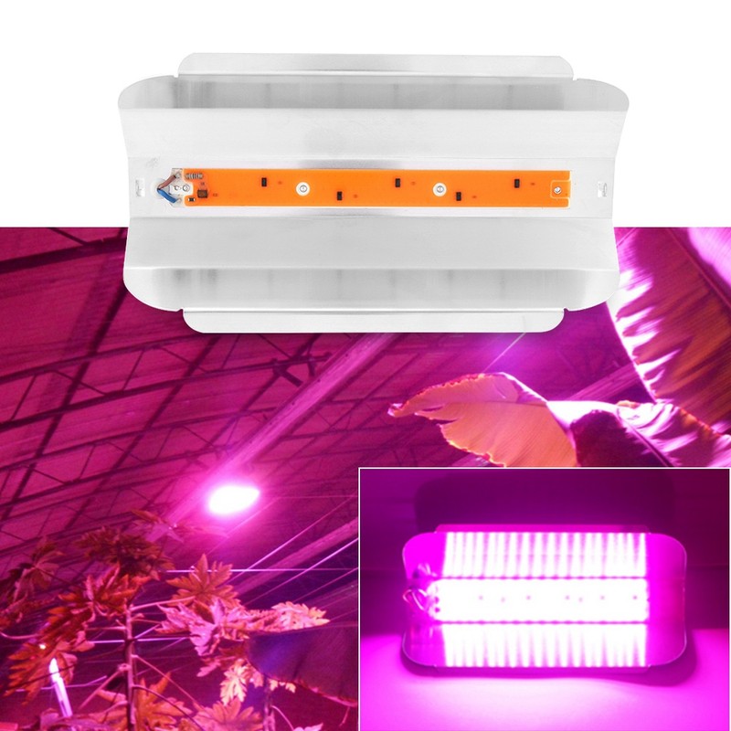 220V 50W Indoor Plants COB LED Growing Light Full Spectrum