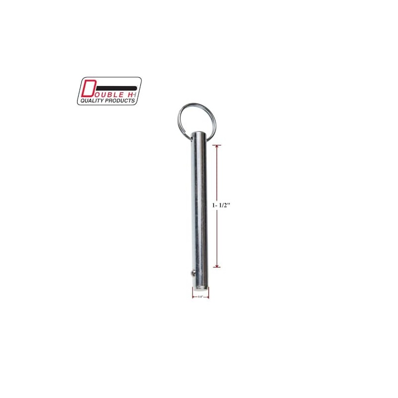 Double HH, 85607, Ring Detent Pin 1/4" x 1-1/2"