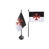 Flaggenfritze Knights Templar Table Flag + Free Sticker