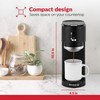 Holstein Housewares 2-in-1 Single Serve Coffee Maker, Dual Brew, Compatible