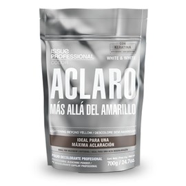 ISSUE Professional Polvo Decolorante para Cabello con Keratina Máxima Decoloración Color Rubio White & White 700gr