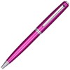 Lanier Purple Clara Ballpoint Pen - Glossy Clear Body with