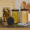 WELLGRO 12 x preserving lids TO 100 black - replacement