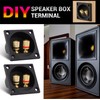 Facmogu 2PCS 2.2 Inch Square 2-Way Speaker Box Terminal Cup