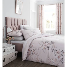 Catherine Lansfield Canterbury Easy Care, Blush, German Small Single Duvet Set