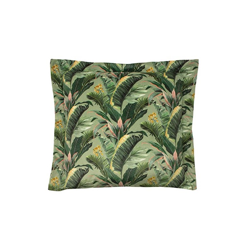Evans Lichfield Manyara Cushion Cover, Leaves, 50 x 50 cm