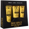 Bee Bald 3 Piece Daily Skin Care Regimen Kit