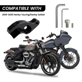 Prosentuo Motorcycle Neutral Gear Shift Assist Compatible with 2018-2025 Harley Touring Softail Auxiliary Bracket Mount