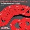 7pcs Corner Radius Template Radius Jig Router with Removable Clip