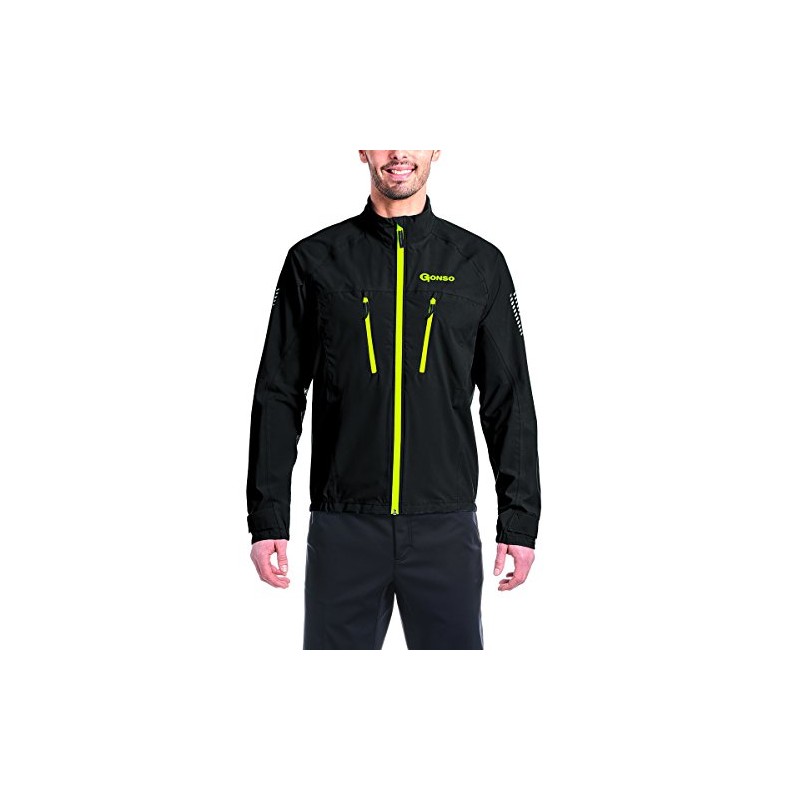 Gonso Men's Halit All Weather Jacket, black, m