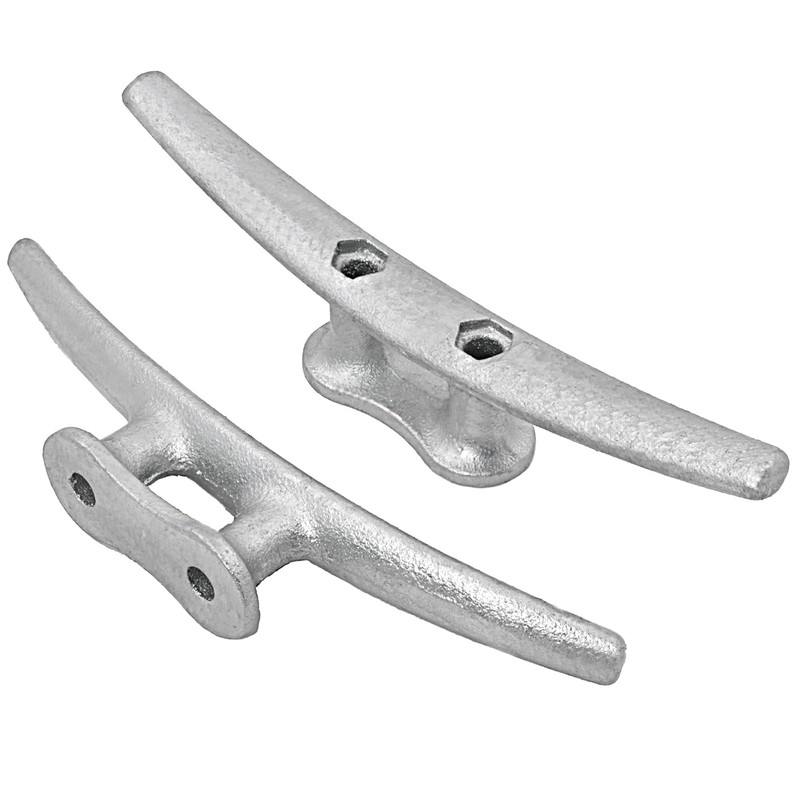 Laorde Dock Cleats 6 inch Galvanized Boat Cleats Cast Iron