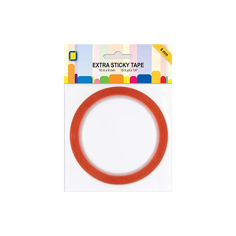 Jeje Extra Sticky Double Sided Tape 6mm, Multicolour